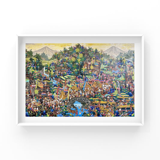 Witness the Balinese New Year: Original Ogoh-Ogoh Painting