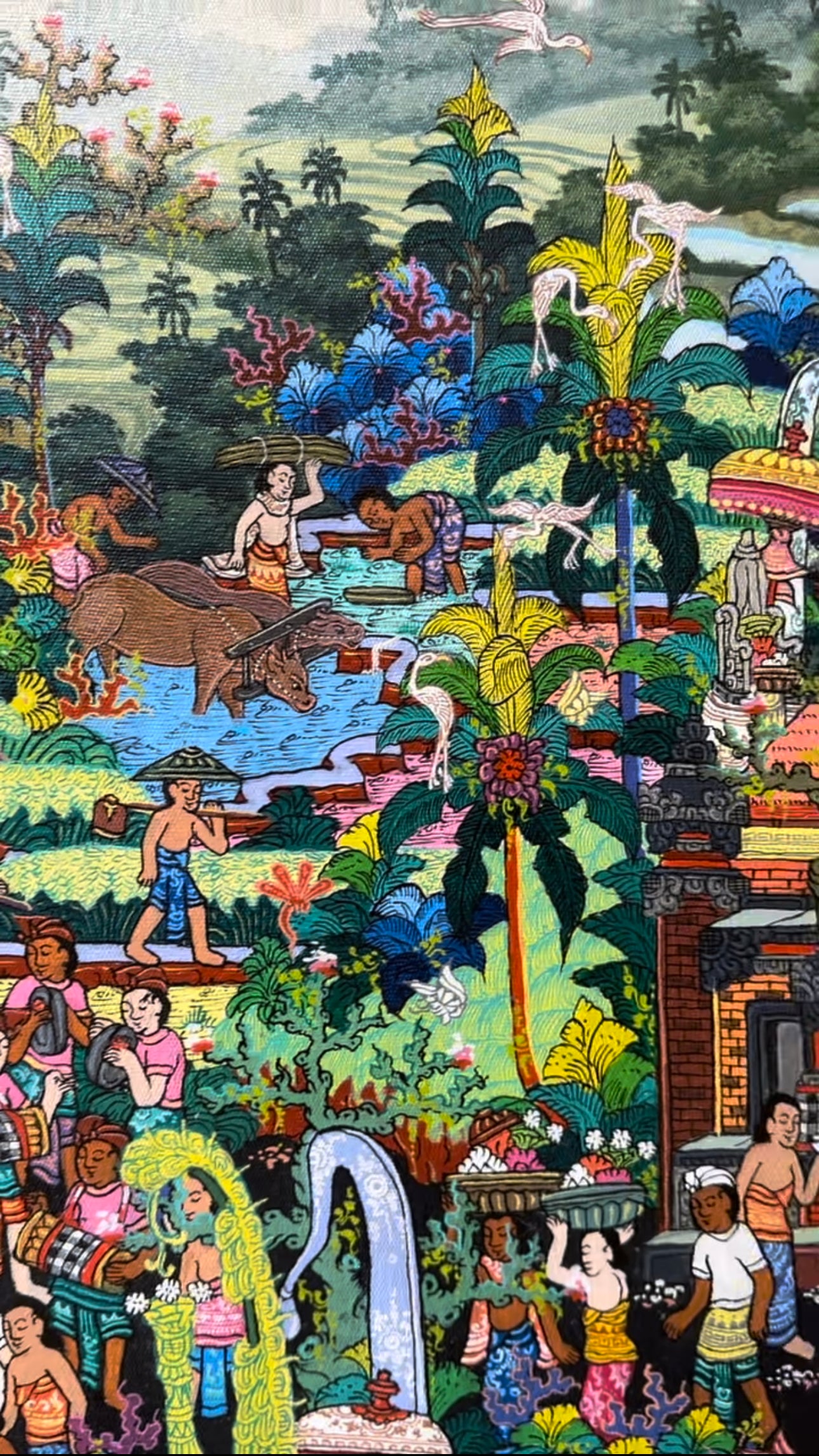 Witness the Balinese New Year: Original Ogoh-Ogoh Painting